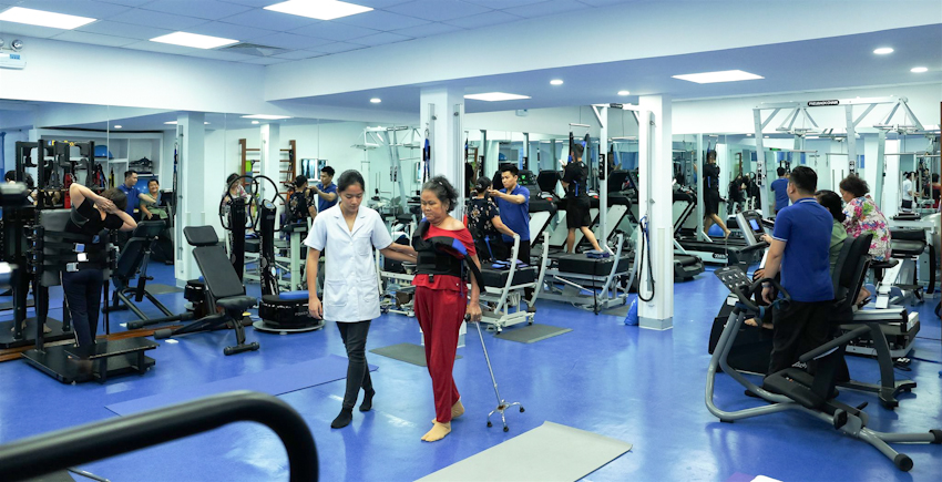 Thiết bị tập phục hồi sau đột quỵ